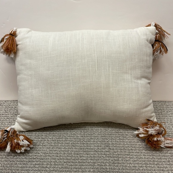 Bohemian Decorative Fringe Accent Pillow - Picture 5 of 7
